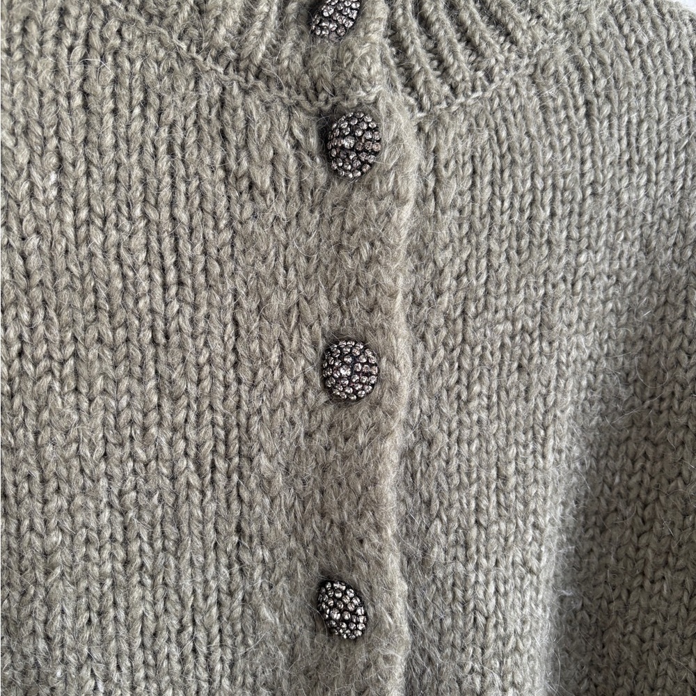 Zara Cozy Green Women's Sweater - Picture 3 of 3